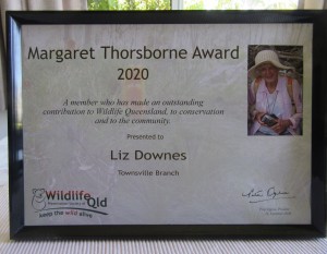 Margaret Thorsborne Award